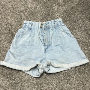 Zara Paper Bag Shorts High Waist Size 2